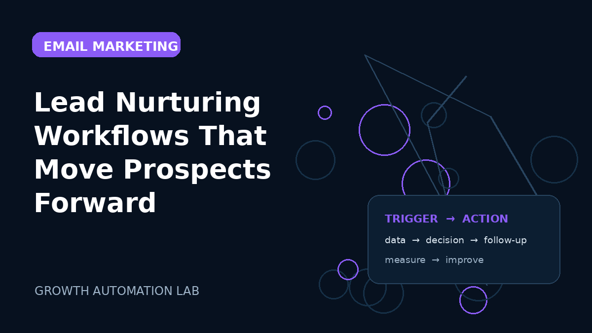 Lead Nurturing Workflows That Move Prospects Forward