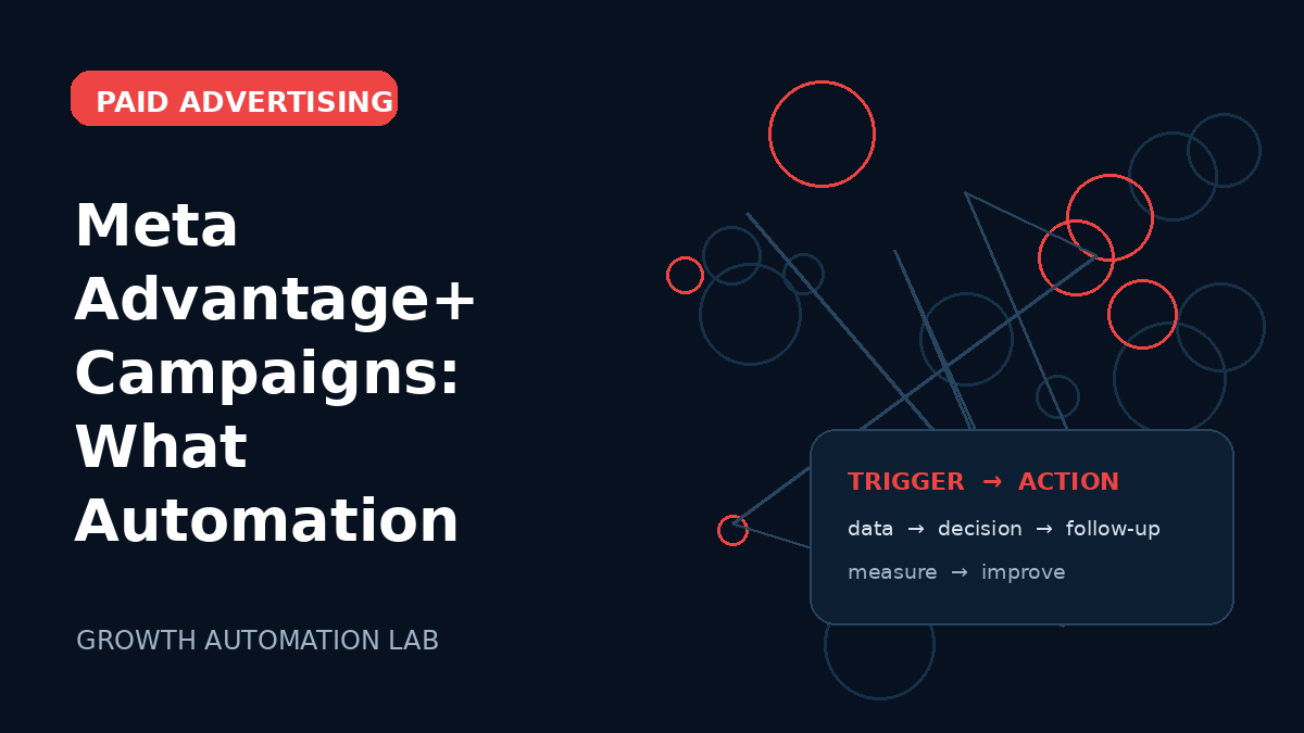 Meta Advantage+ Campaigns: What Automation Changes for Advertisers